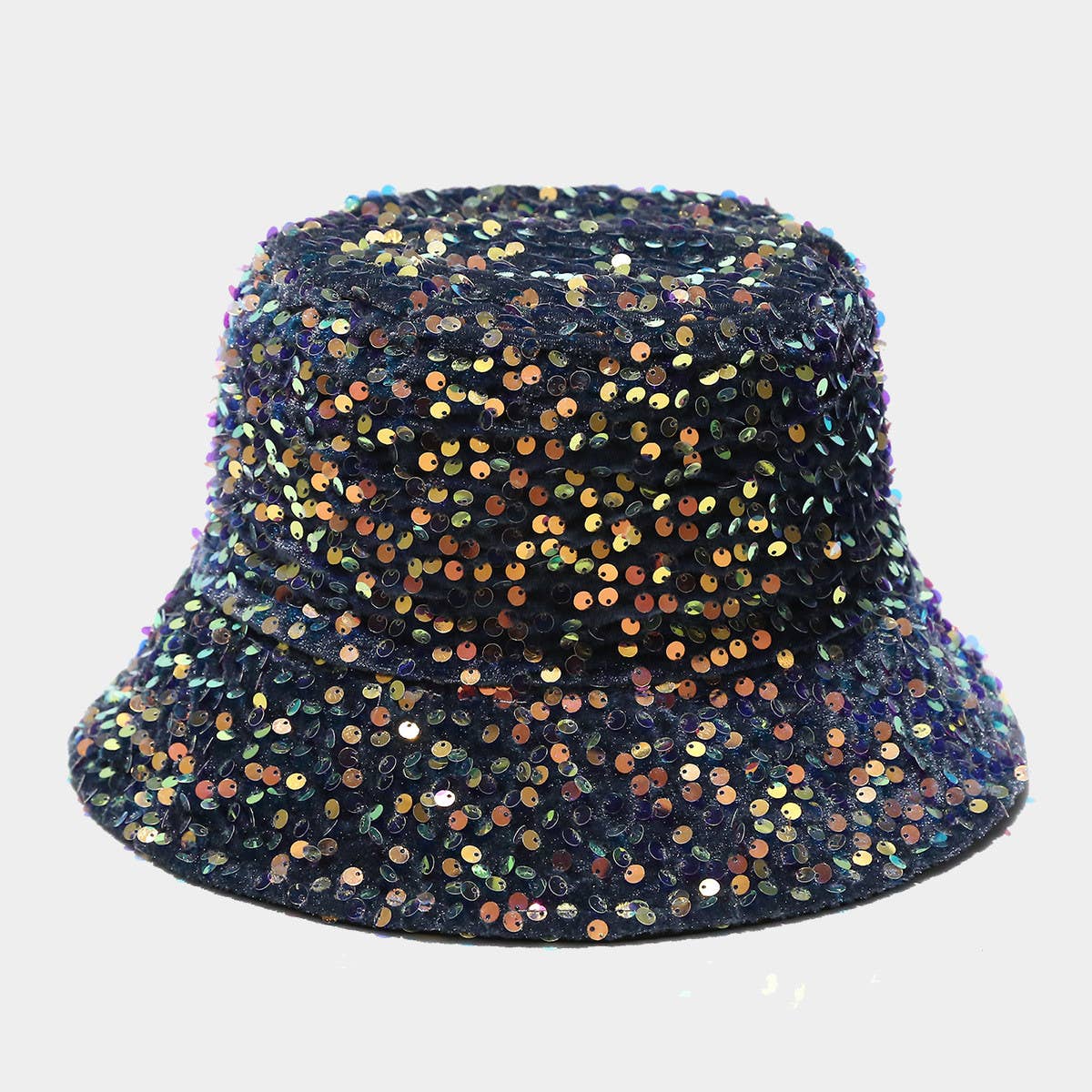 ALL MATCH SEQUINED PERSONALITY STREET BUCKET HAT_CWAB2929