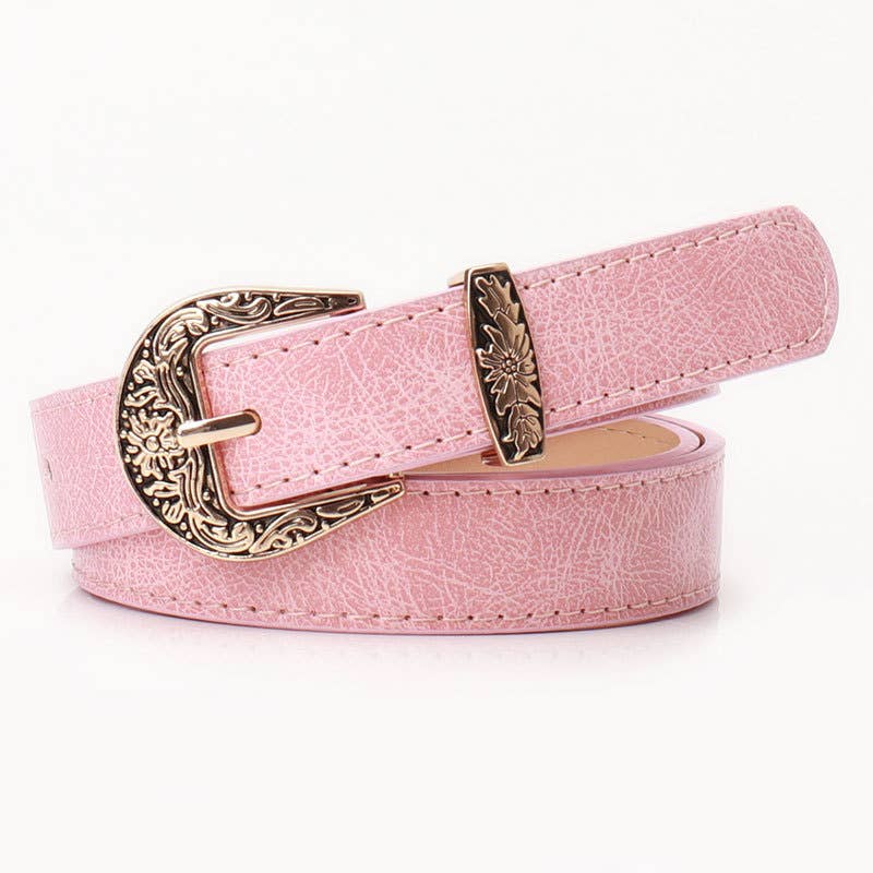 Fashionable Jeans With A High-End Style Belt