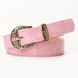 Fashionable Jeans With A High-End Style Belt