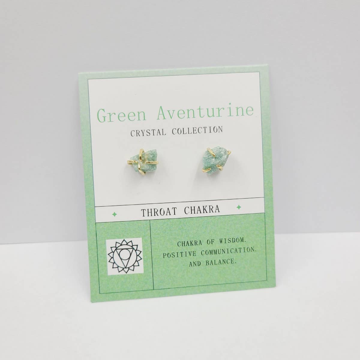 NATURAL STONE FOUR CLAW EARRINGS_CWAJE1070