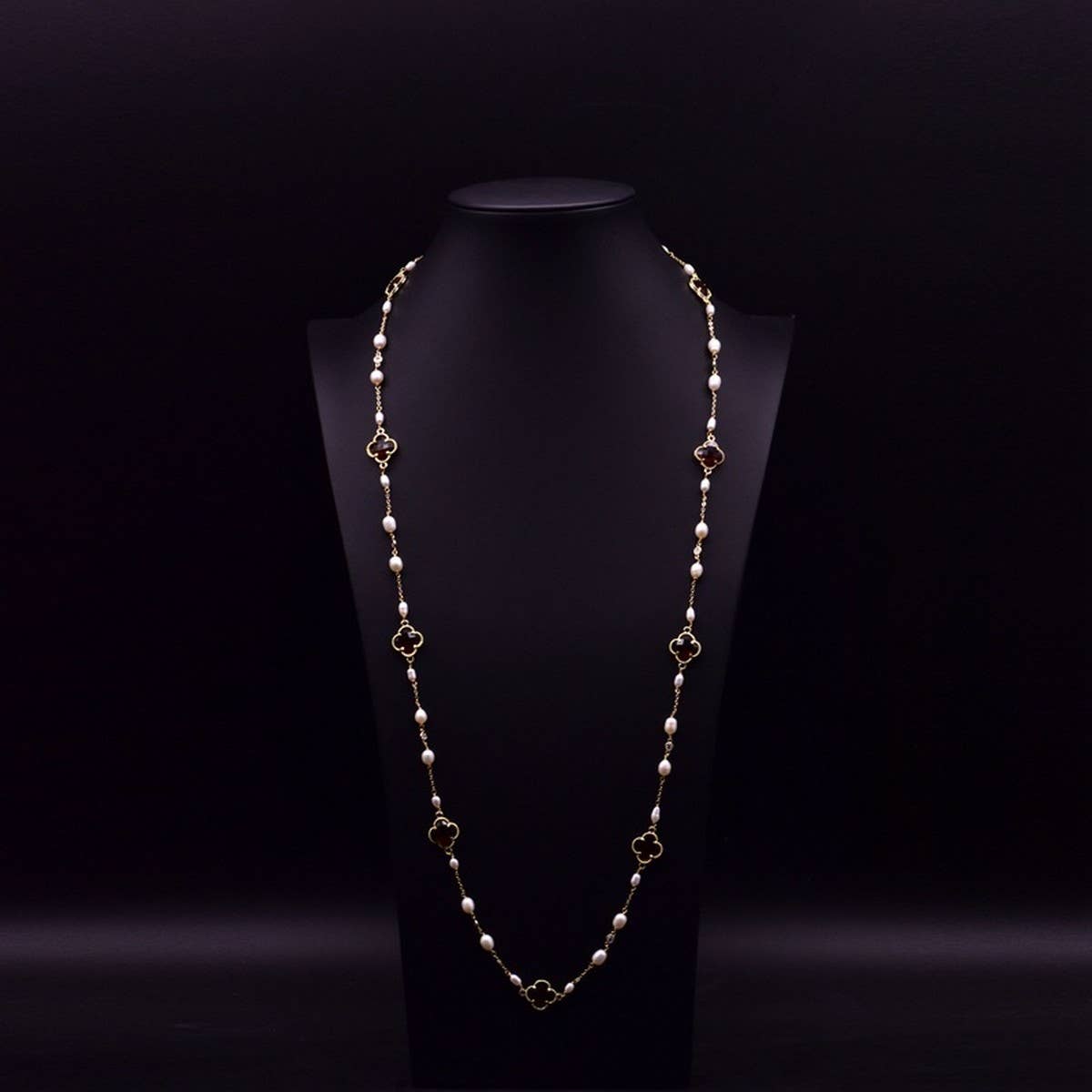 NEW ELEGANT PEARL SWEATER NECKLACE FOR WOMEN_CWAJE3899