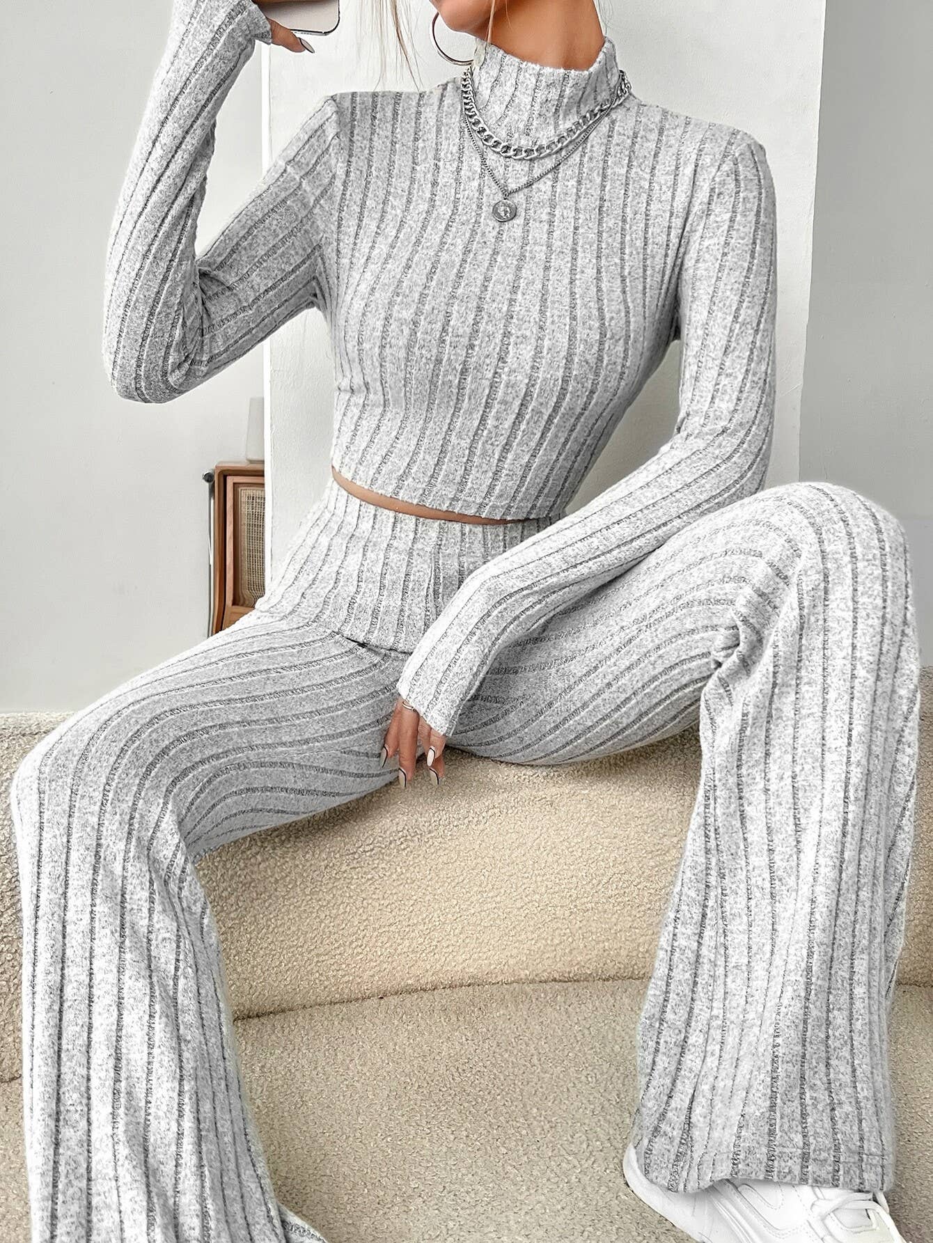 Style Fashion Leisure Sports Ethos Two-Piece Set