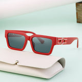 SQUARE FRAME OUTDOOR SUN PROTECTION SUNGLASSES_CWASG0711