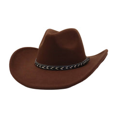 Unisex Cowboy Fedora Hat Ethnic Style_Cwah04409