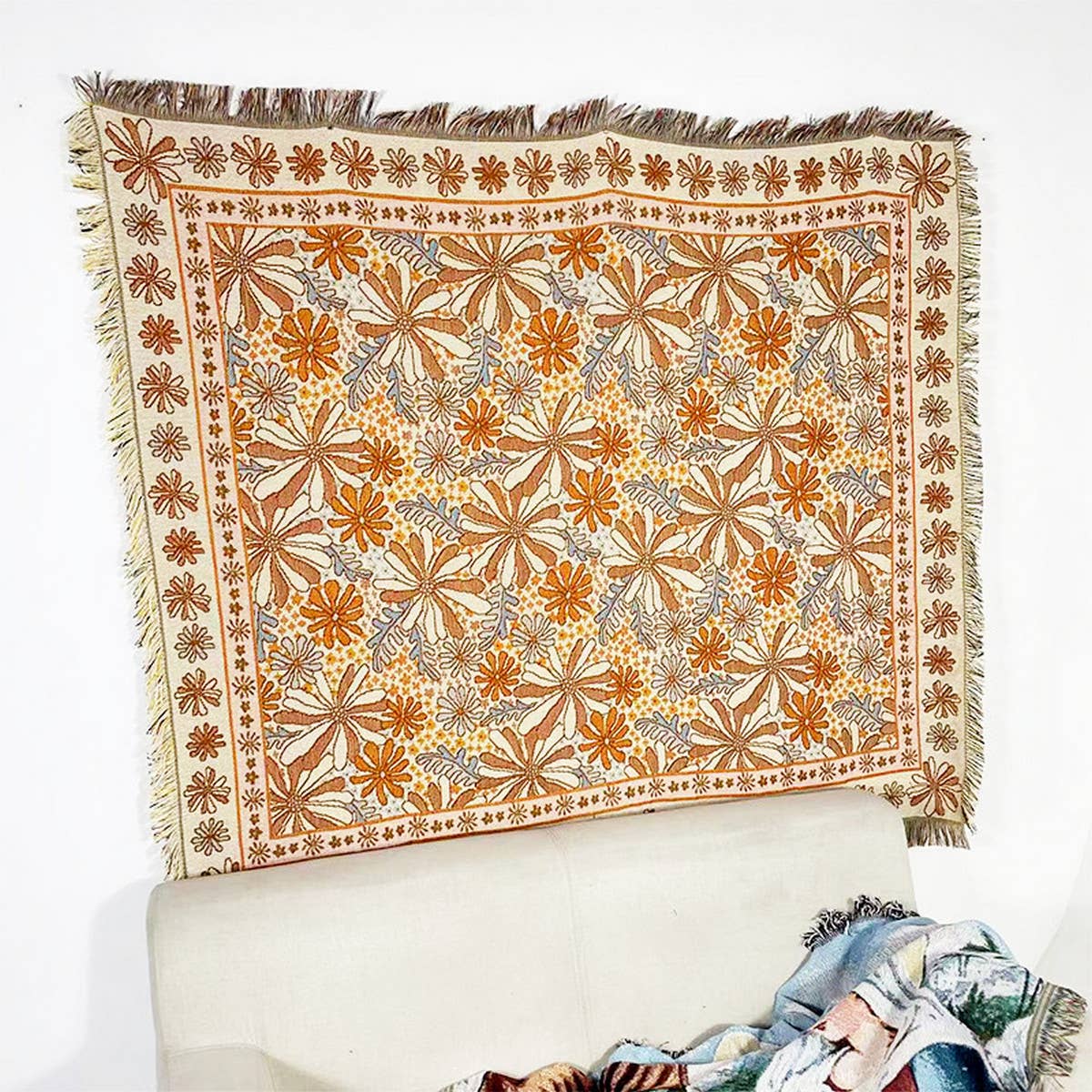 JACQUARD BLANKET SOFA BLANKET COVER BLANKET_CWMM0406