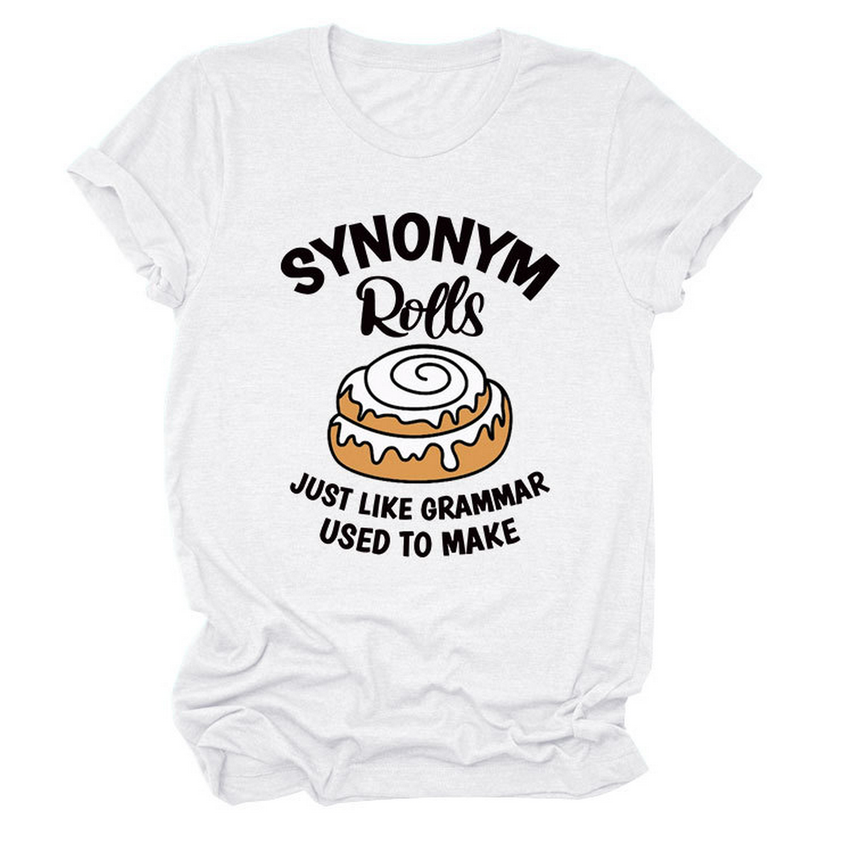 LOOSE FIT WOMEN S T SHIRT WITH CUTE GRAPHIC _CWTTSL0486