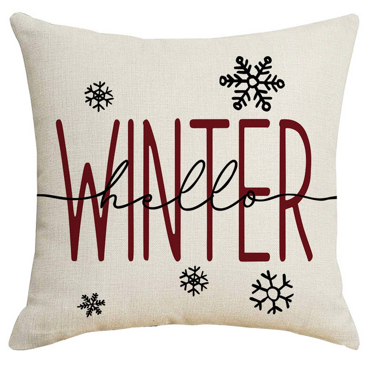 STRIPED CARTOON SANTA CLAUS PILLOWCASE_CWMM1396