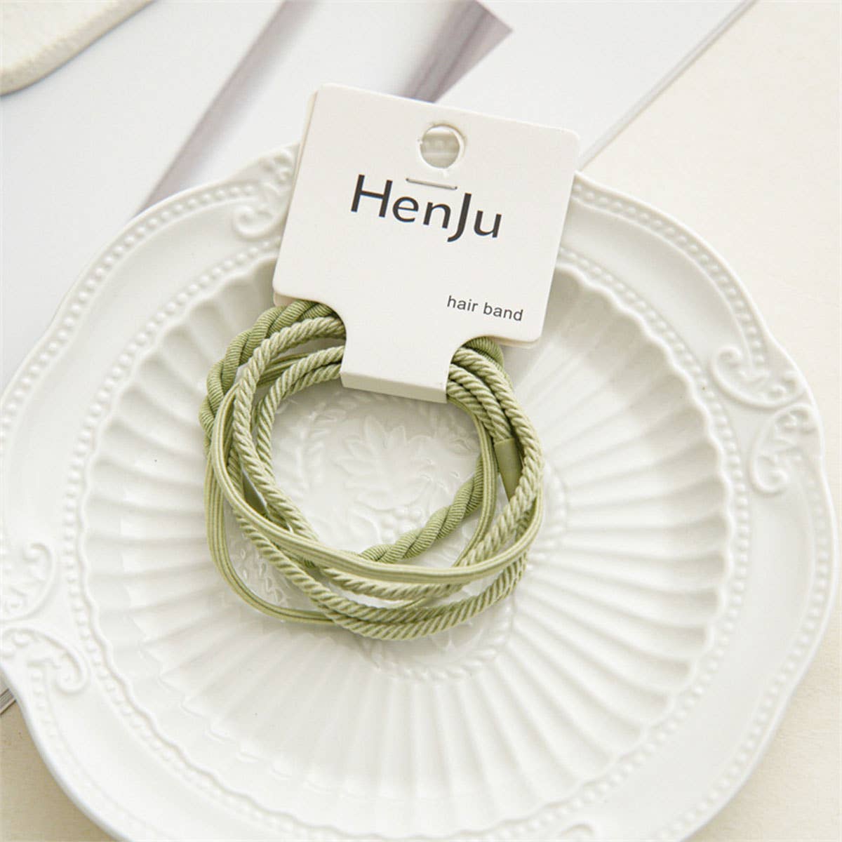 4PCS BRAIDED ELASTIC HAIR TIES SET FOR WOMEN_CWAHA0334