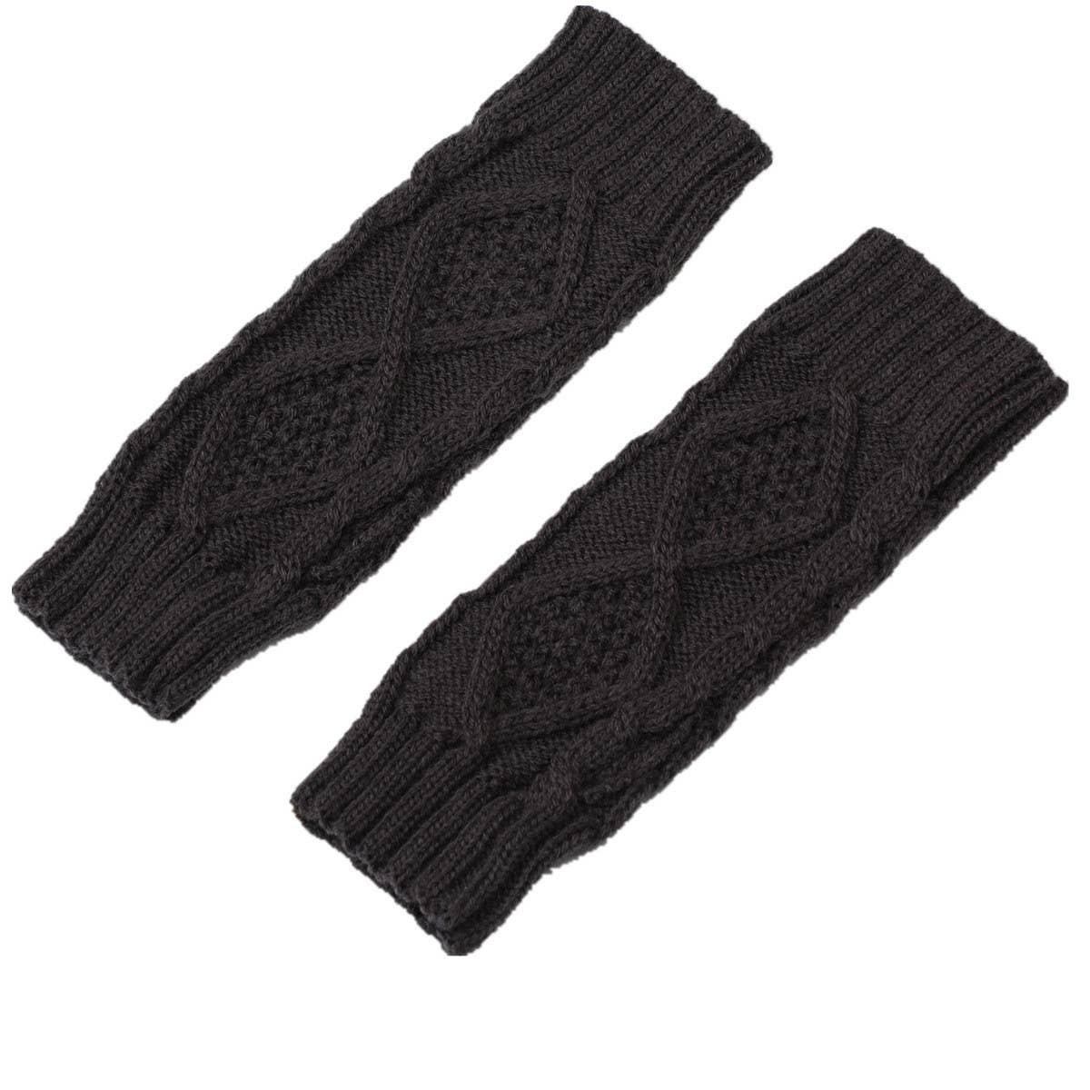 Diamond New Knitted Half Finger Gloves_Cwag0091