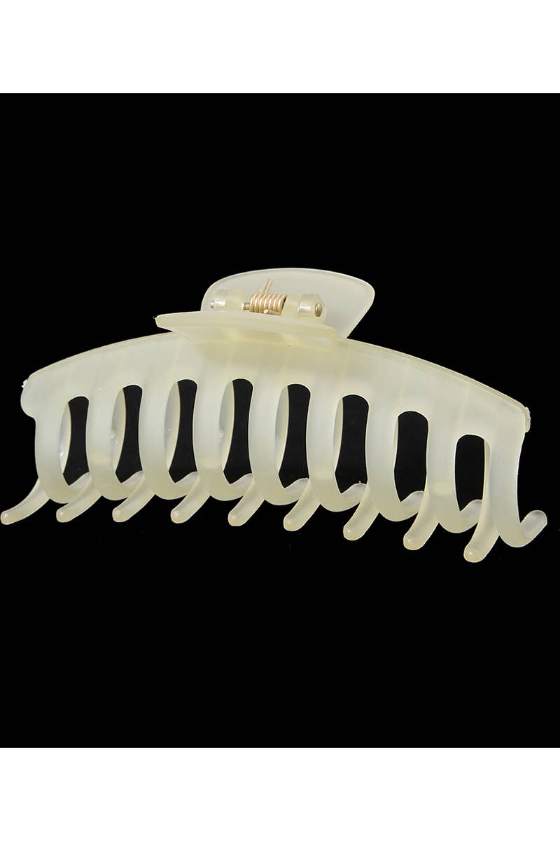 SUMMER JELLY HAIR CLAW AVOCADO GREEN MATTE CLIP_CWAHA0093