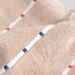 HOUSEHOLD STRIPED COTTON ABSORBENT TOWEL SOFT GIFT_CWMM2317
