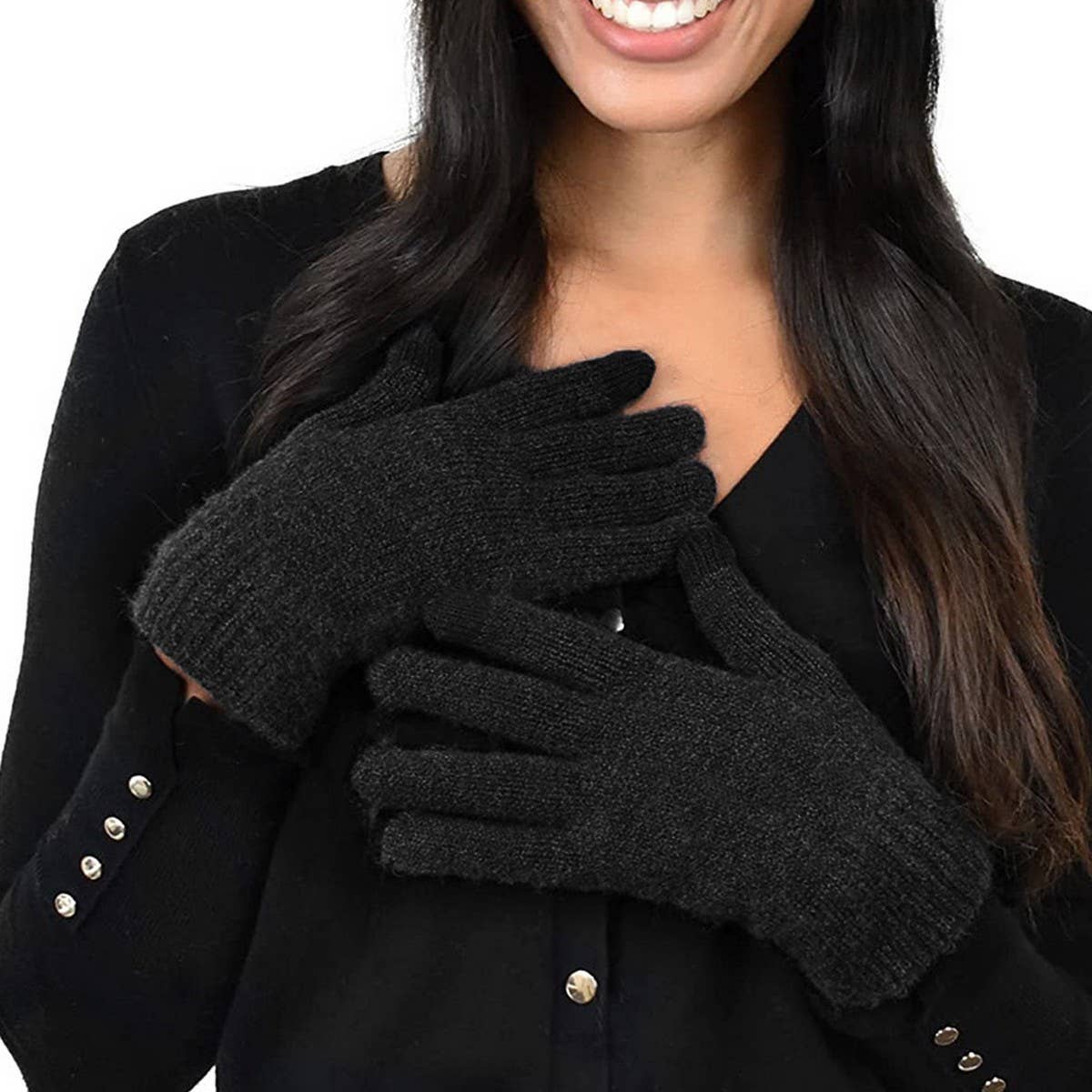 Winter Warm Outdoor Knitted Touchscreen Gloves_Cwag0385