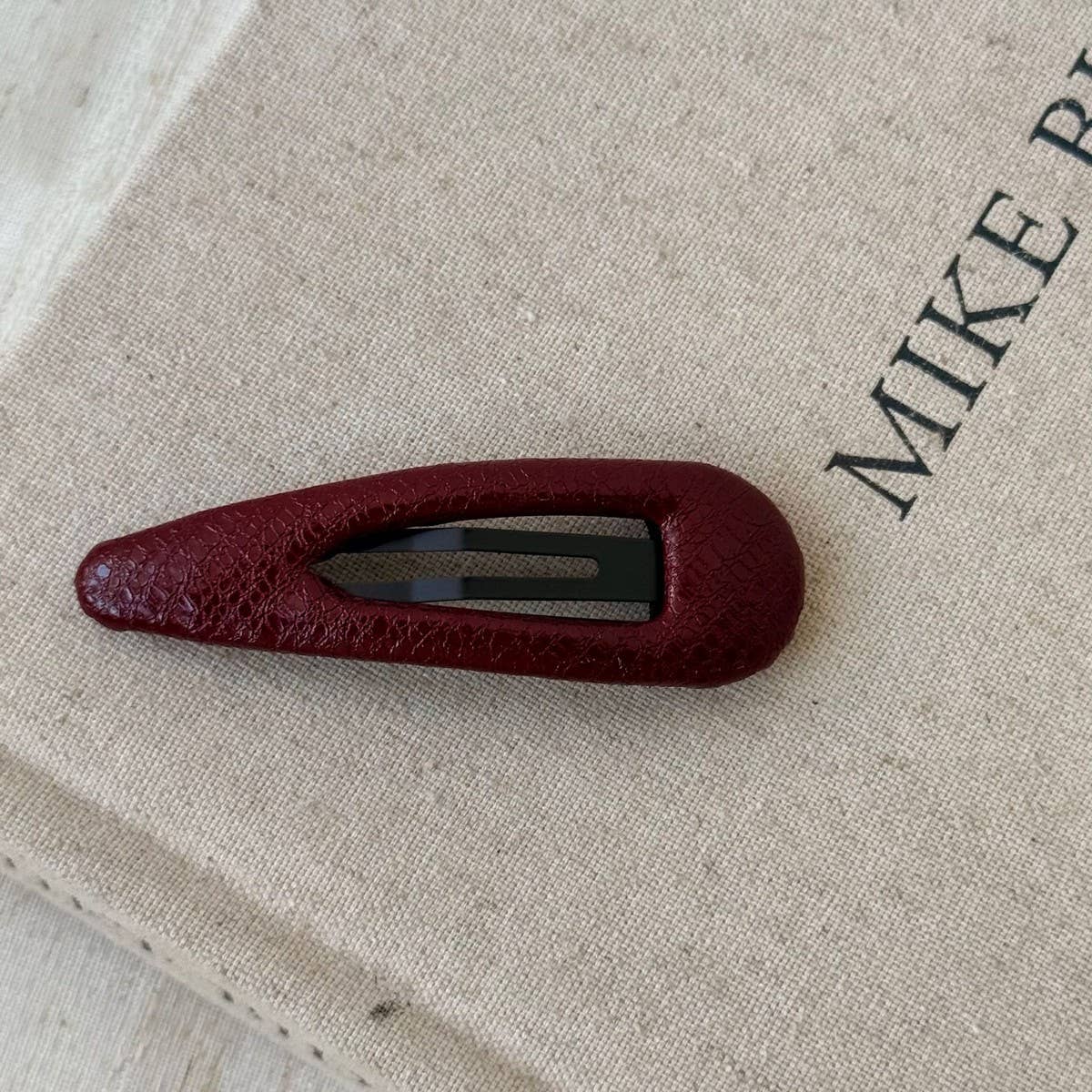 Faux Leather Geometric Bb Clip Elegant Hairpin_Cwaha08051