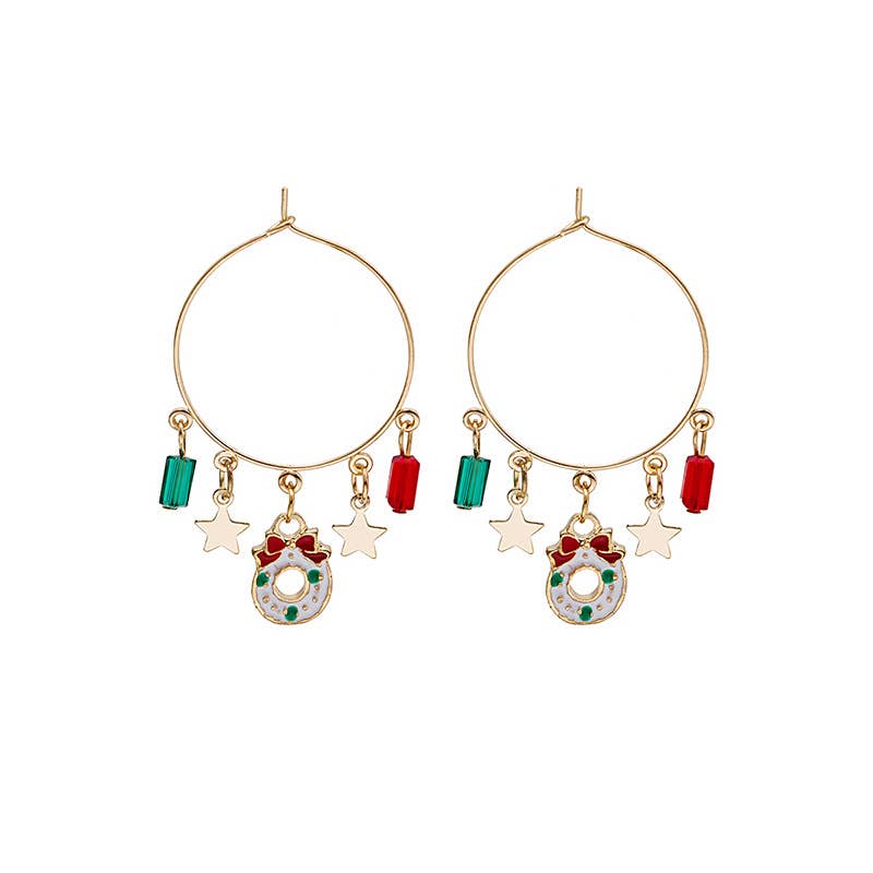 CHRISTMAS EXAGGERATED PERSONALITY EARRINGS_CWAJE1863