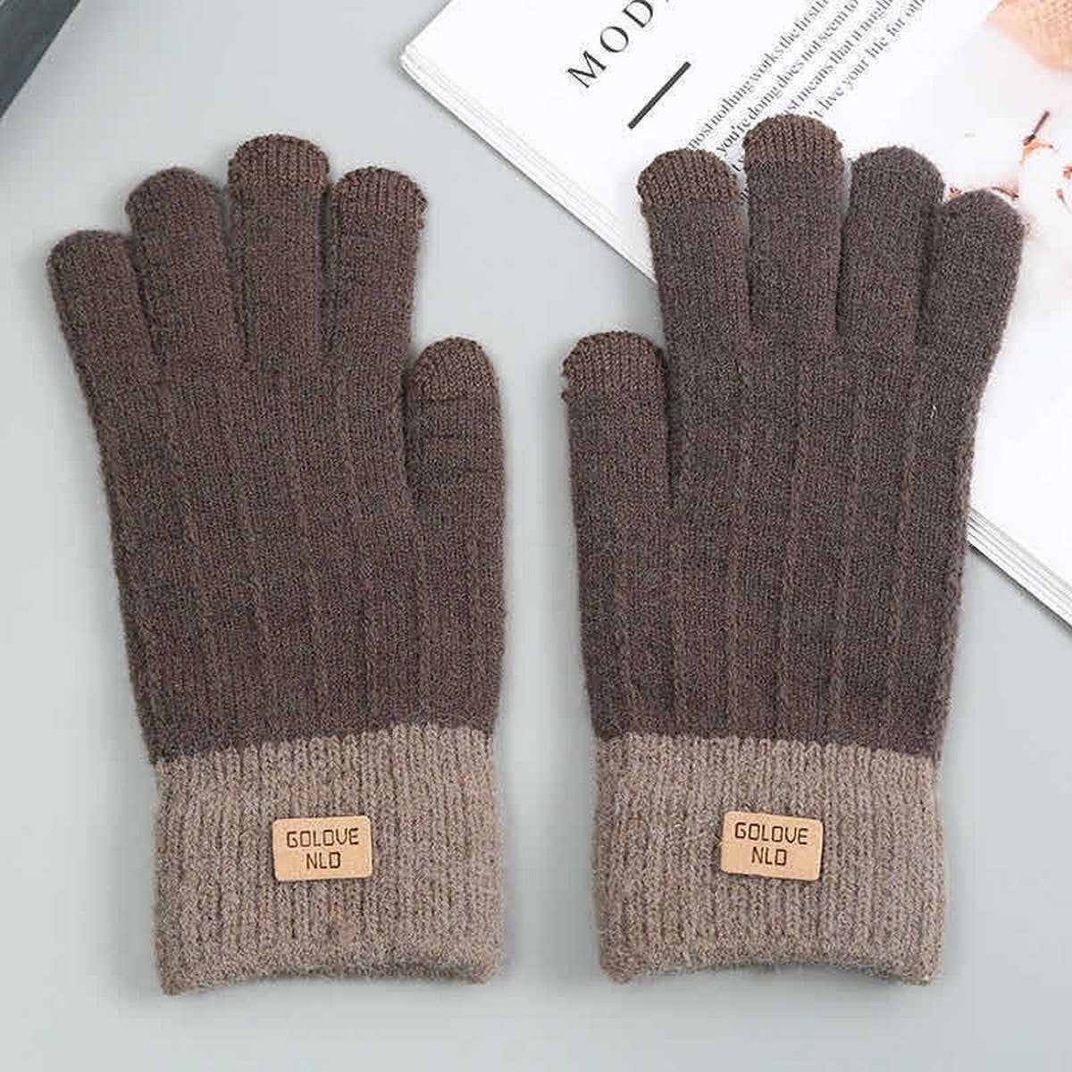 Winter Cashmere Touch Screen Plus Fleece Gloves_Cwag0186