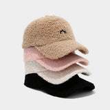 Winter Mountain Embroidery Warm Baseball Cap_Cwah04765
