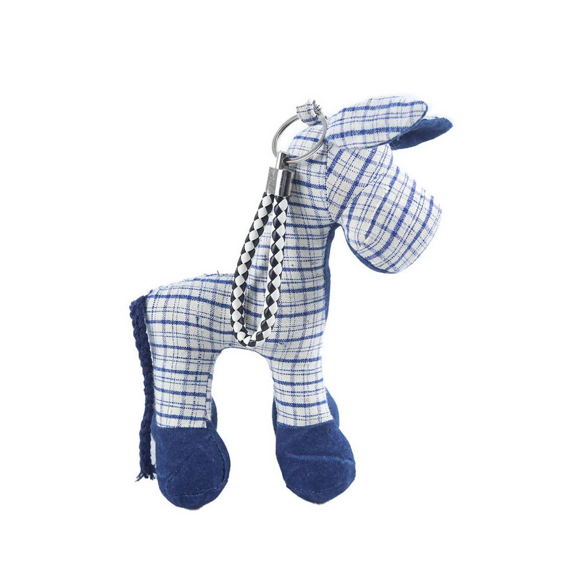 HANDMADE INDIGO DYE CLOTH ANIMAL DOLL SIMPLE ART_CWMM6035
