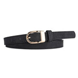 Fashionable D-Shaped Alloy Pin Buckle Belt