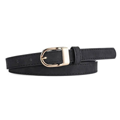 Fashionable D-Shaped Alloy Pin Buckle Belt