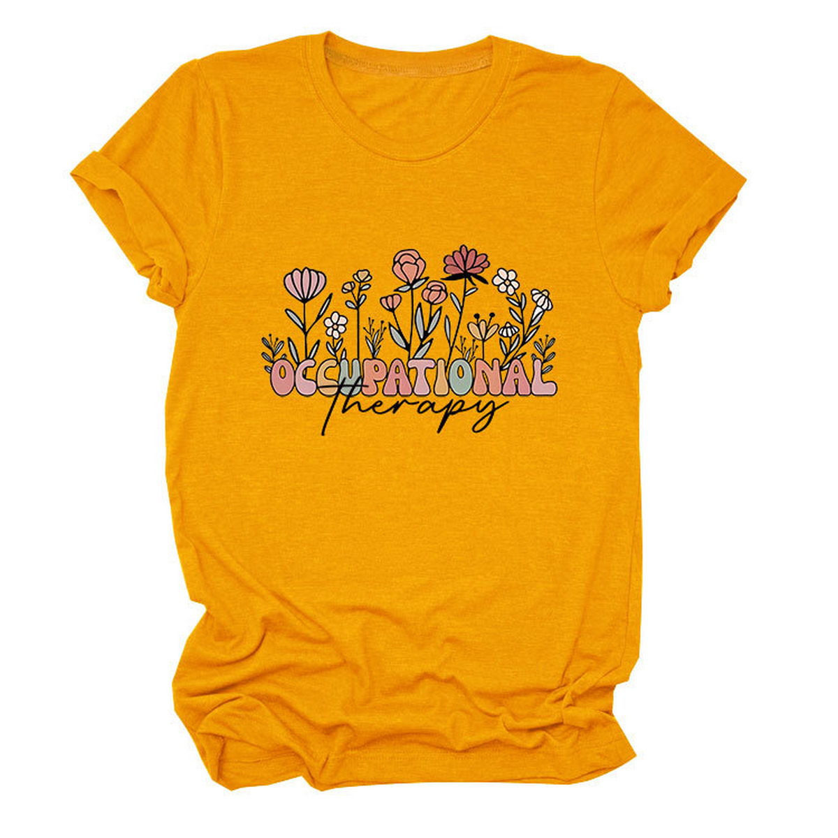 CASUAL CREW NECK TEE OCCUPATIONAL THERAPY THEME_CWTTS1531