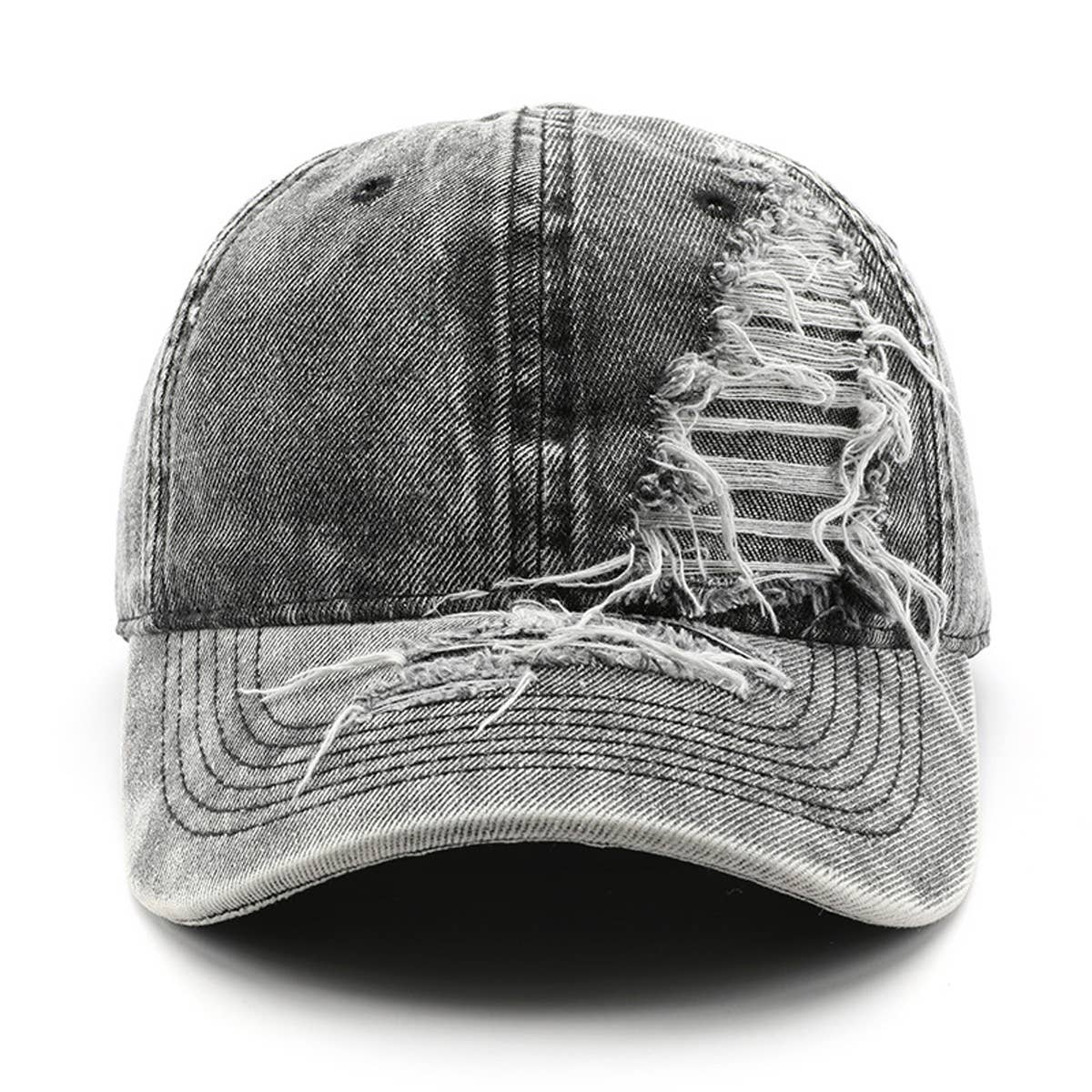 Vintage Washed Hole Baseball Cap For Men Women_Cwah0907