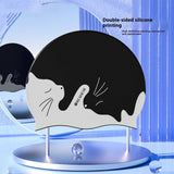 Xl Silicone Swim Cap For Long Hair Adults Earproof_Cwmm6703