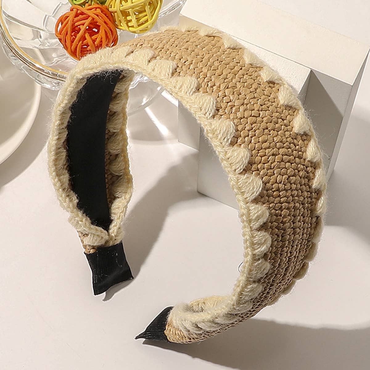 FASHION WOVEN DECORATIVE HAIR HOOP_CWAHA0228