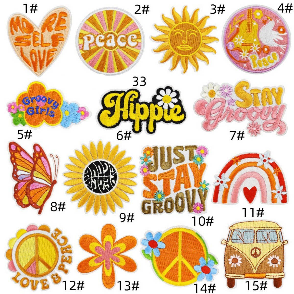 GRAFFITI DECORATED SUITCASE EMBROIDERED PATCH_CWMM4045