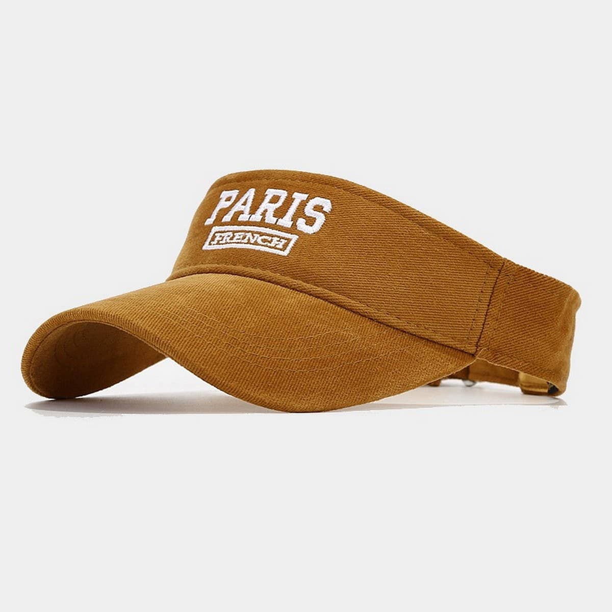 PARIS EMBROIDERED VISOR HAT SUMMER BASEBALL CAP_CWAH3302