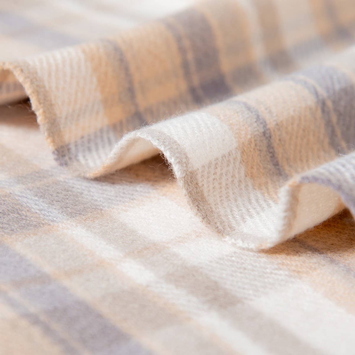 PLAID WINTER SCARF WRAP SOFT STREET STYLE SHAWL_CWASC1050