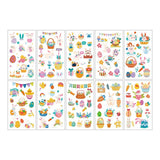 EASTER TATTOOS FOR KIDS BUNNY EGG STICKERS_CWMM8240