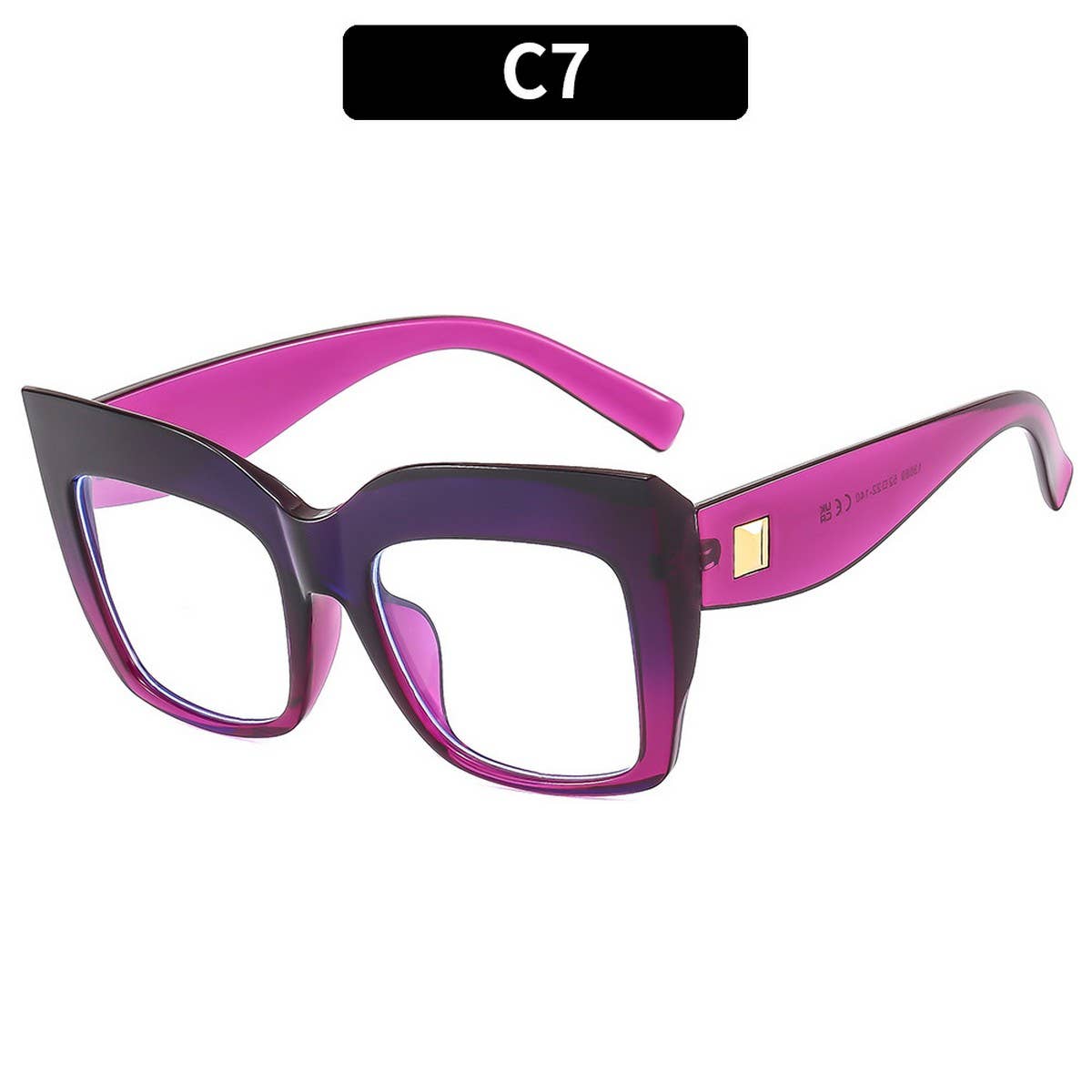 FASHIONABLE LARGE FRAME ANTI BLUE LIGHT GLASSES_CWASG0371