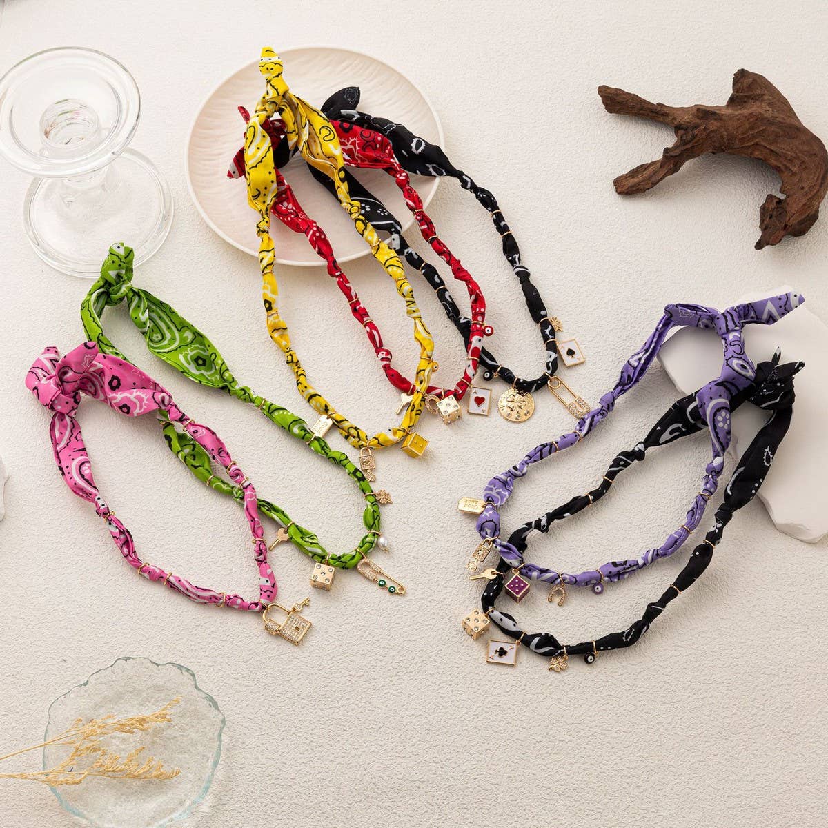 Trendy Colorful Scarf Pendant Necklace For Women_Cwaje05668