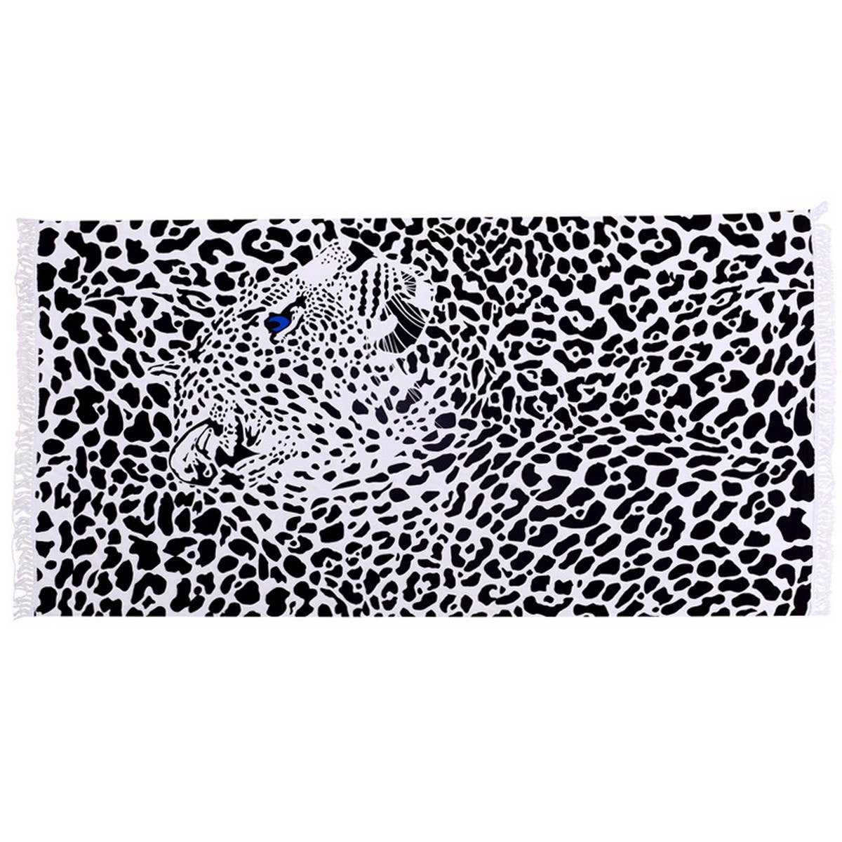 OVERSIZED BEACH TOWEL SOFT MICROFIBER PRINT_CWMM7603