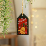 Wooden Xmas Ornaments Santa Snowman Tree Decor_Cwmm9671