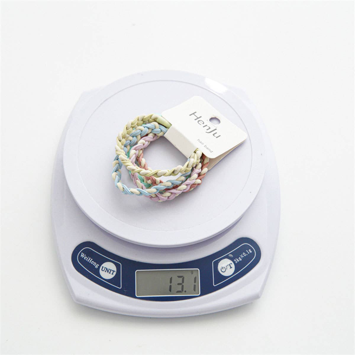 CANDY COLOR TWISTED HAIR TIES CUTE RUBBER BANDS CWAHA0339