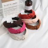 SIMPLE SOLID COLOR WIDE BRIM HEADBAND_CWAHA1675