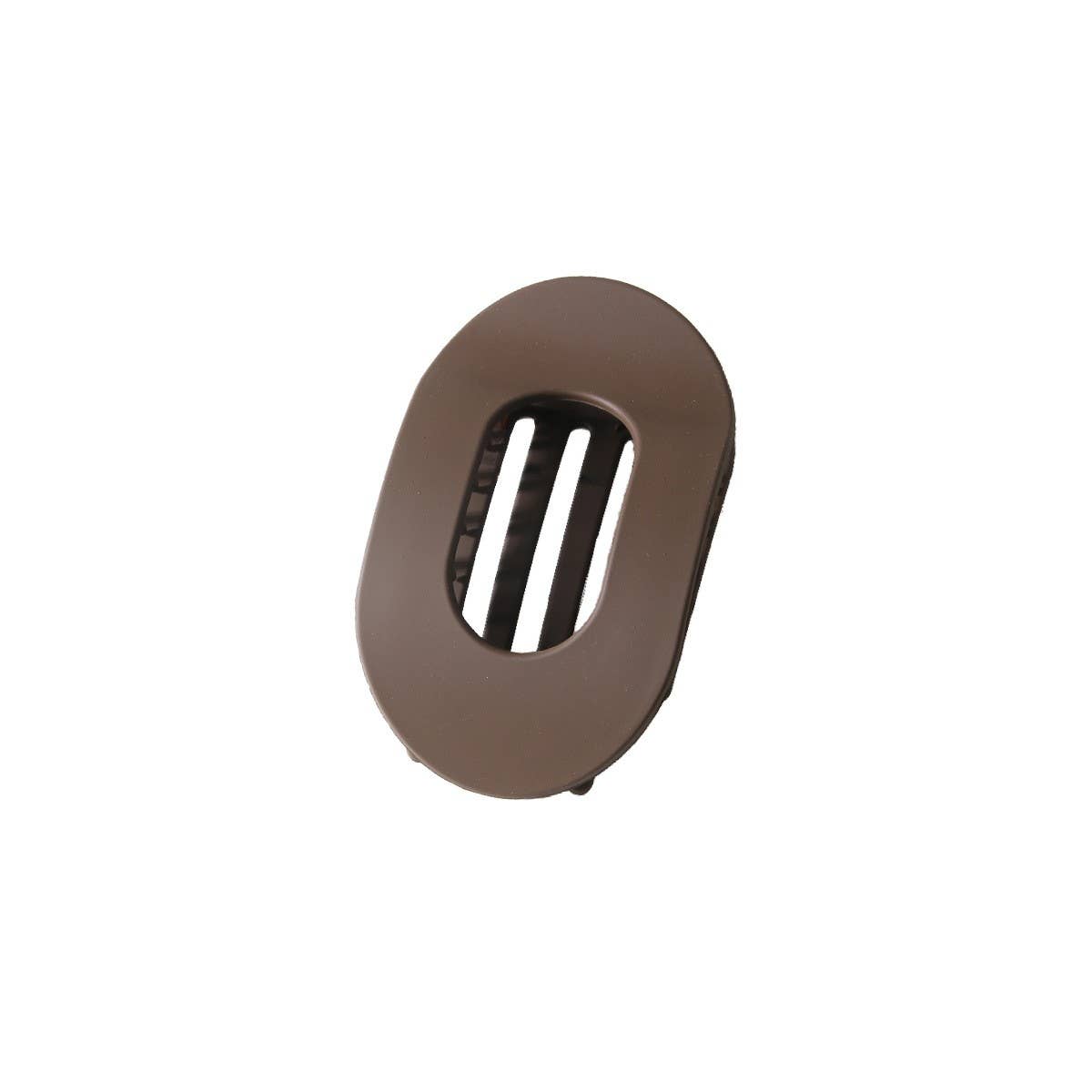 Cwaha07450_Large Round Flat Hair Claw Clip Strong Grip