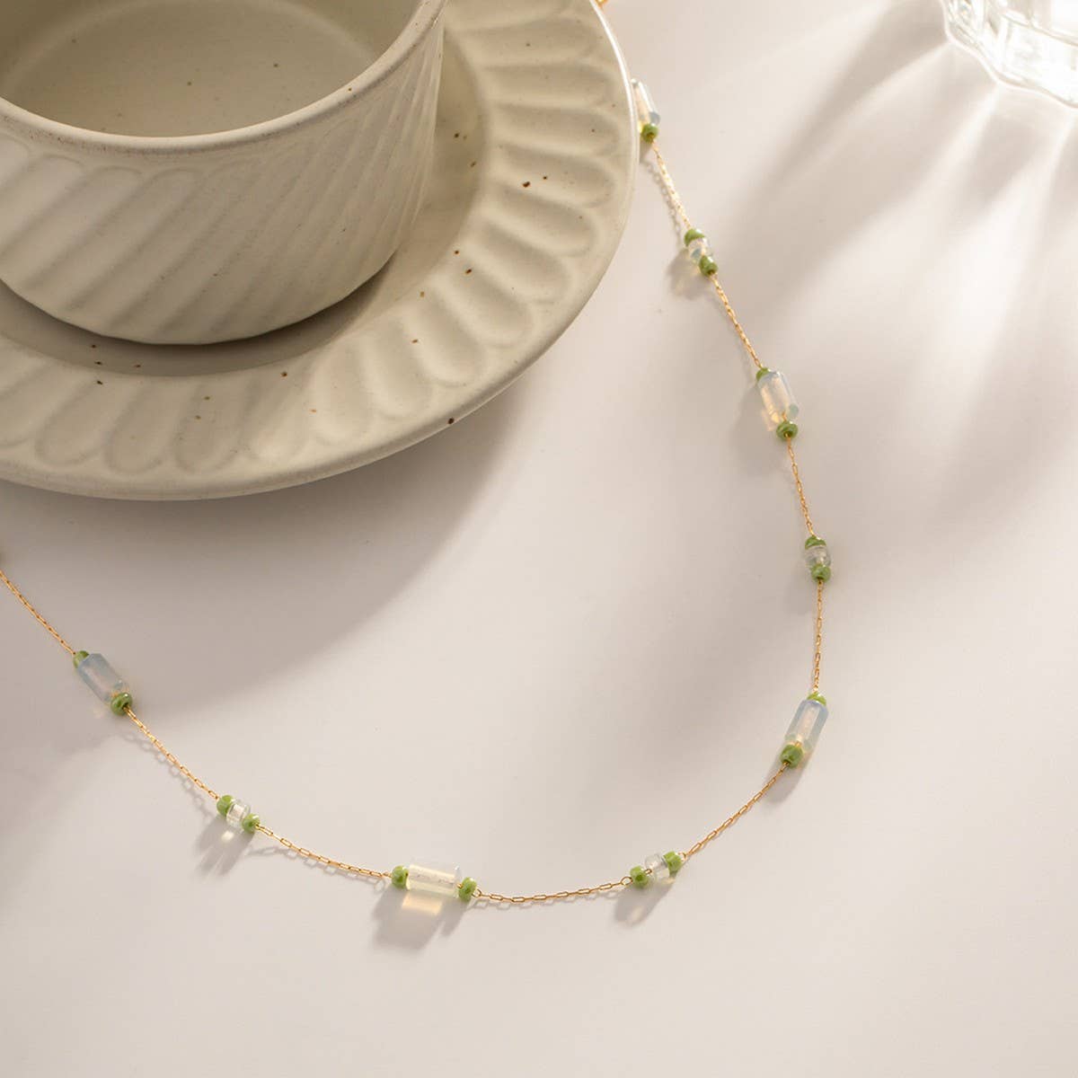 OPAL BEADED COLORFAST AND VERSATILE NECKLACE_CWAJE1426