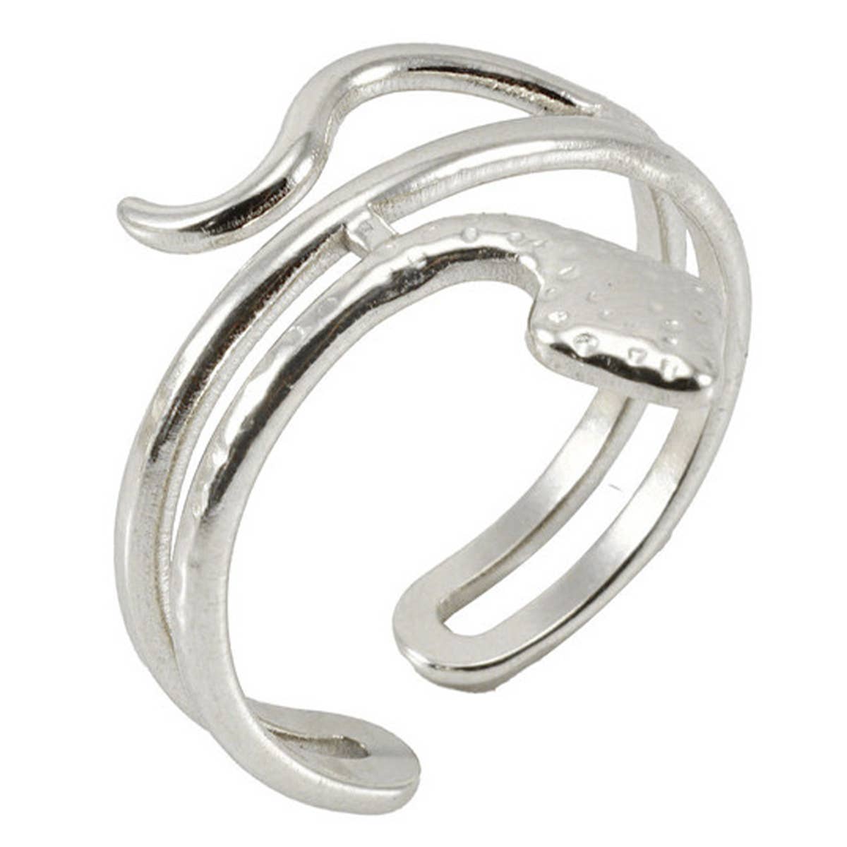 18K Stainless Steel Cold Wind Snake Ring_Cwaje2778