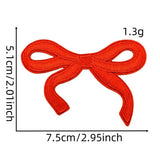 NEW BABY COLORFUL BOW EMBROIDERED PATCH_CWMM4023