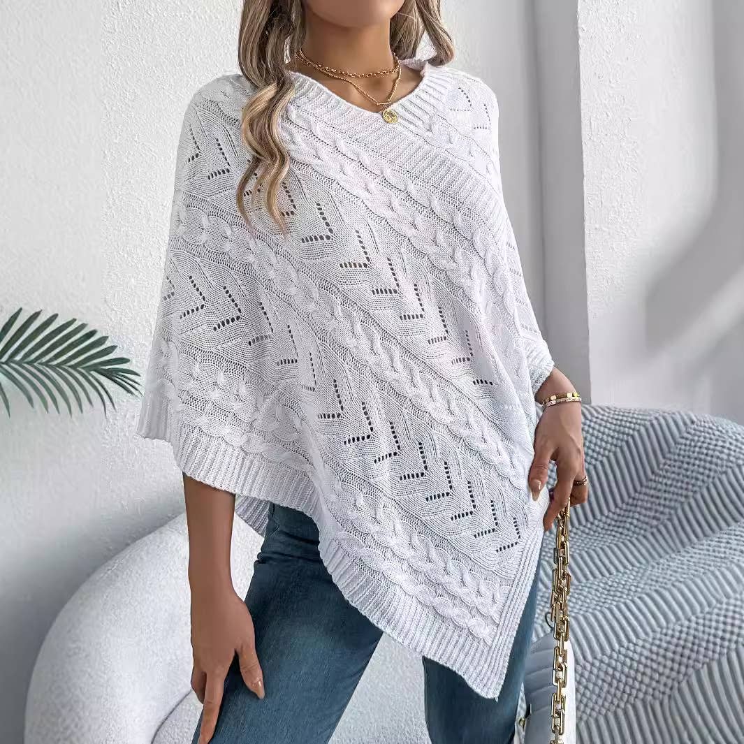 Casual Solid Color Twist Pongee Sweater Coat