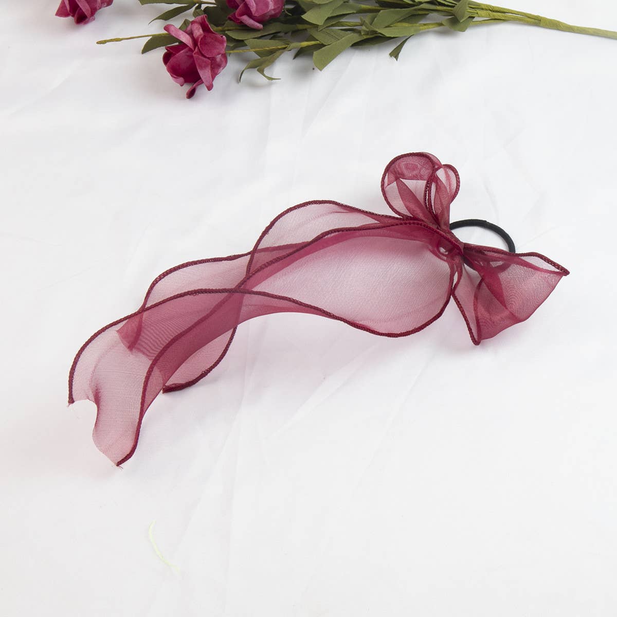 NEW BOW HEADBAND RIBBON HAIR TIE_CWAHA0867