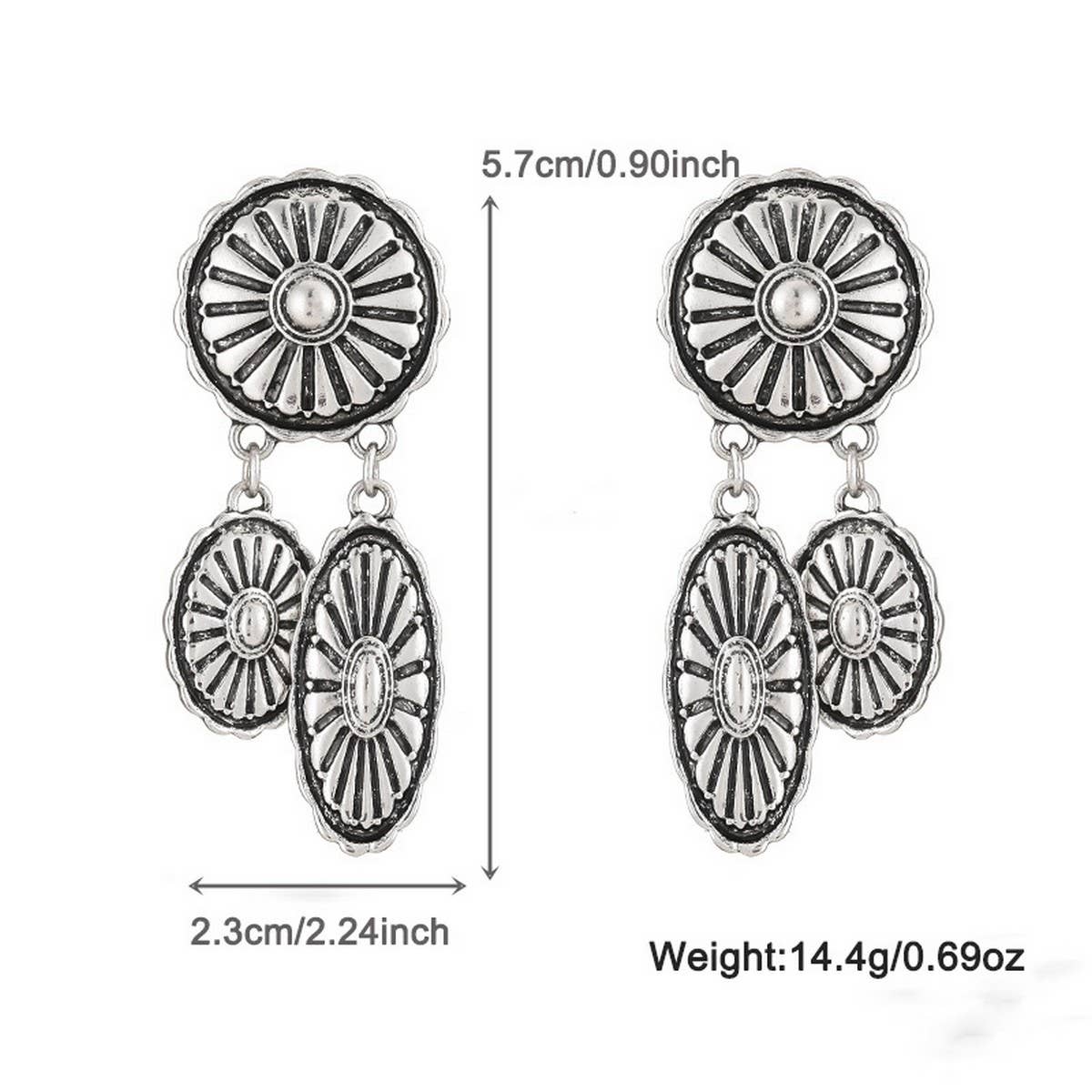 Womens High-End Fashion Earrings And Necklace Set