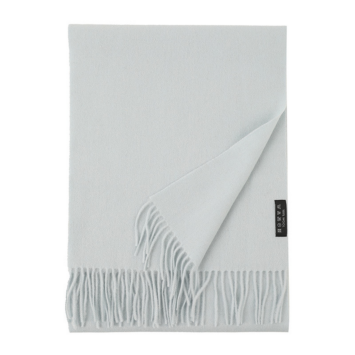 Unisex Wool Scarf Soft Solid Color With Tassels_Cwasc2707