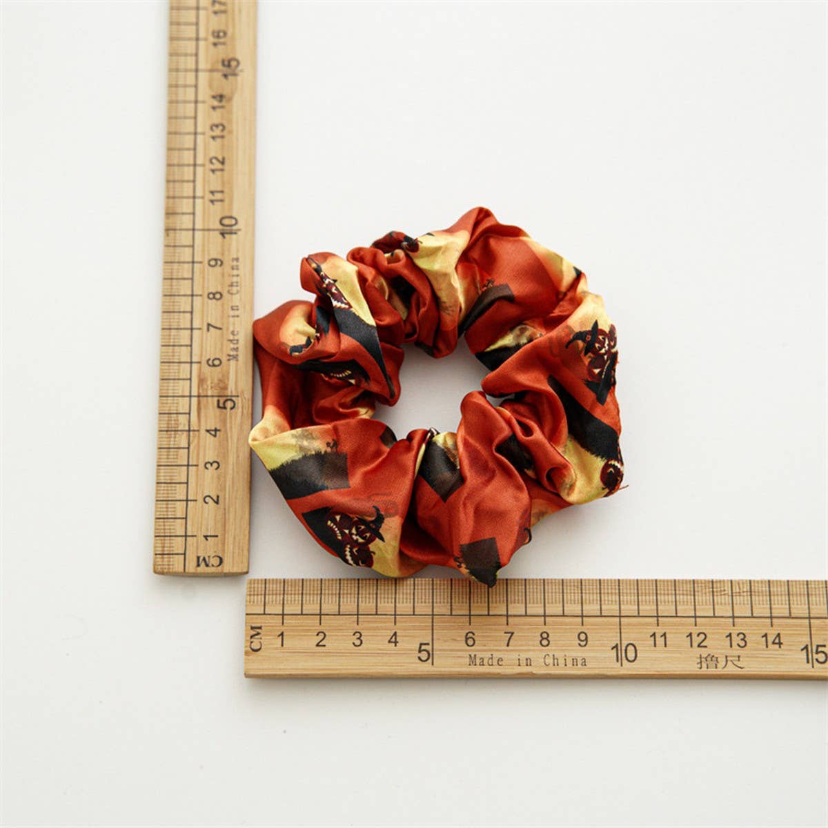 HALLOWEEN PRINTED LARGE INTESTINE HAIR TIE_CWAHA1469