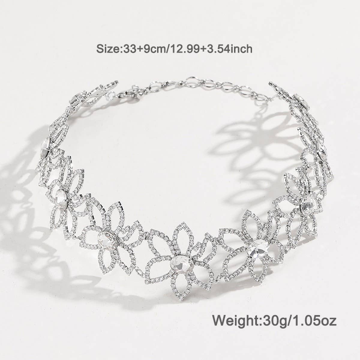 EXQUISITE AND FASHIONABLE FULL ZIRCONIUM NECKLACE_CWAJE2827