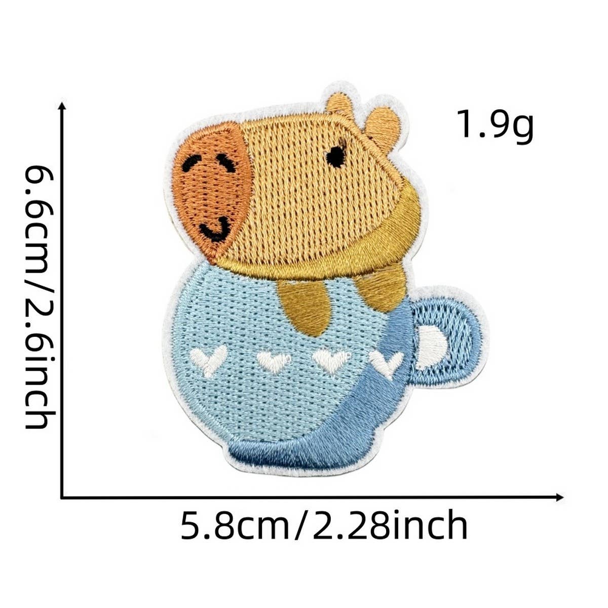 CUTE CARTOON ANIMAL SERIES EMBROIDERED PATCH_CWMM4059