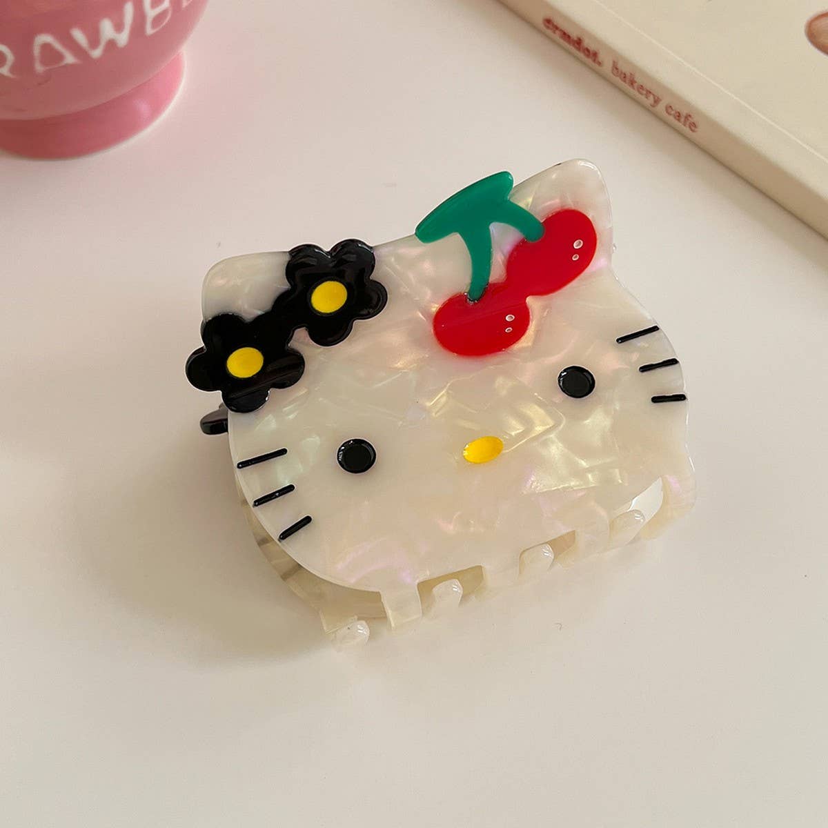 CUTE CARTOON CAT HAIR CLAW ACETATE HAIRPIN_CWAHA5707