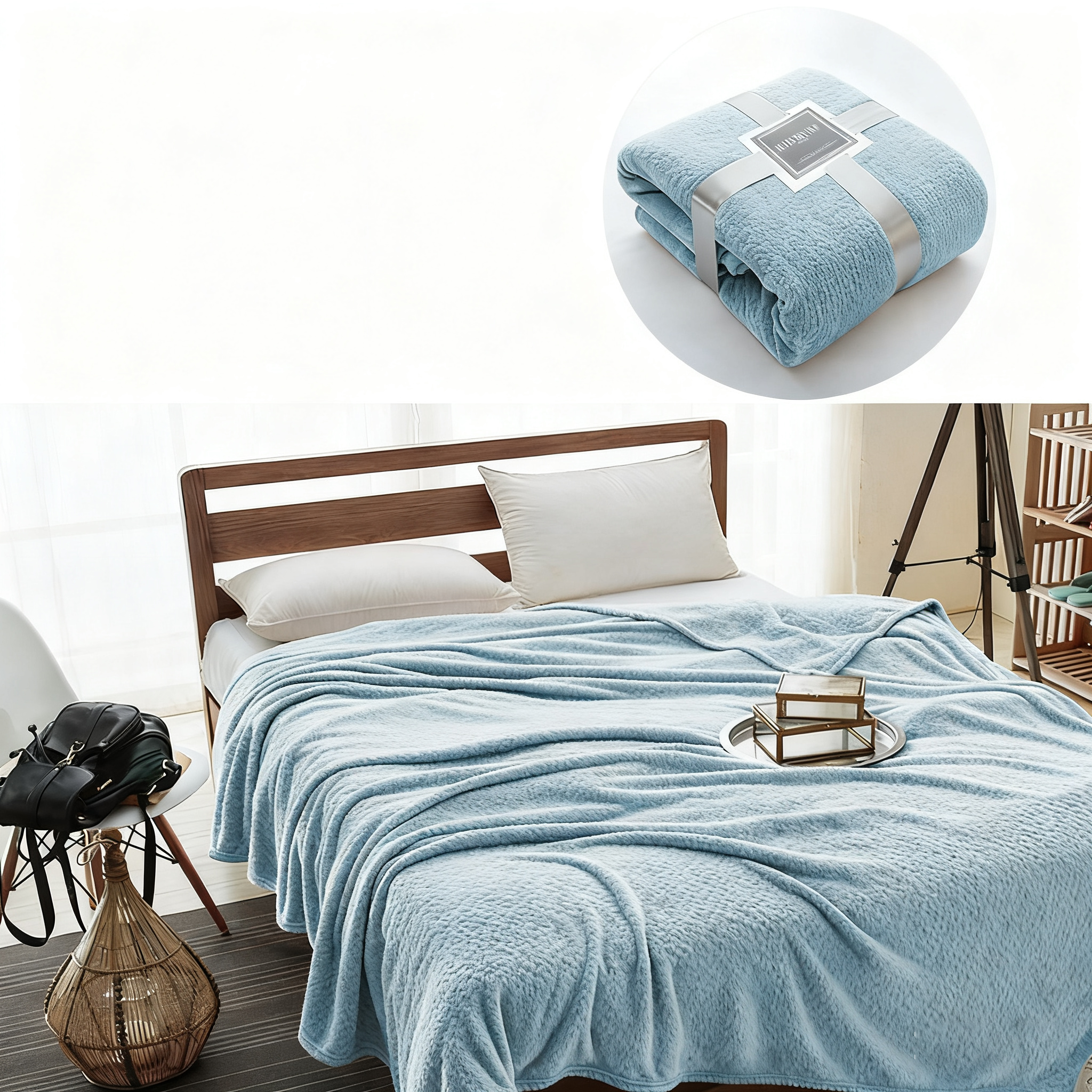 Winter Thick Coral Fleece Flannel Blanket_Cwmm10515